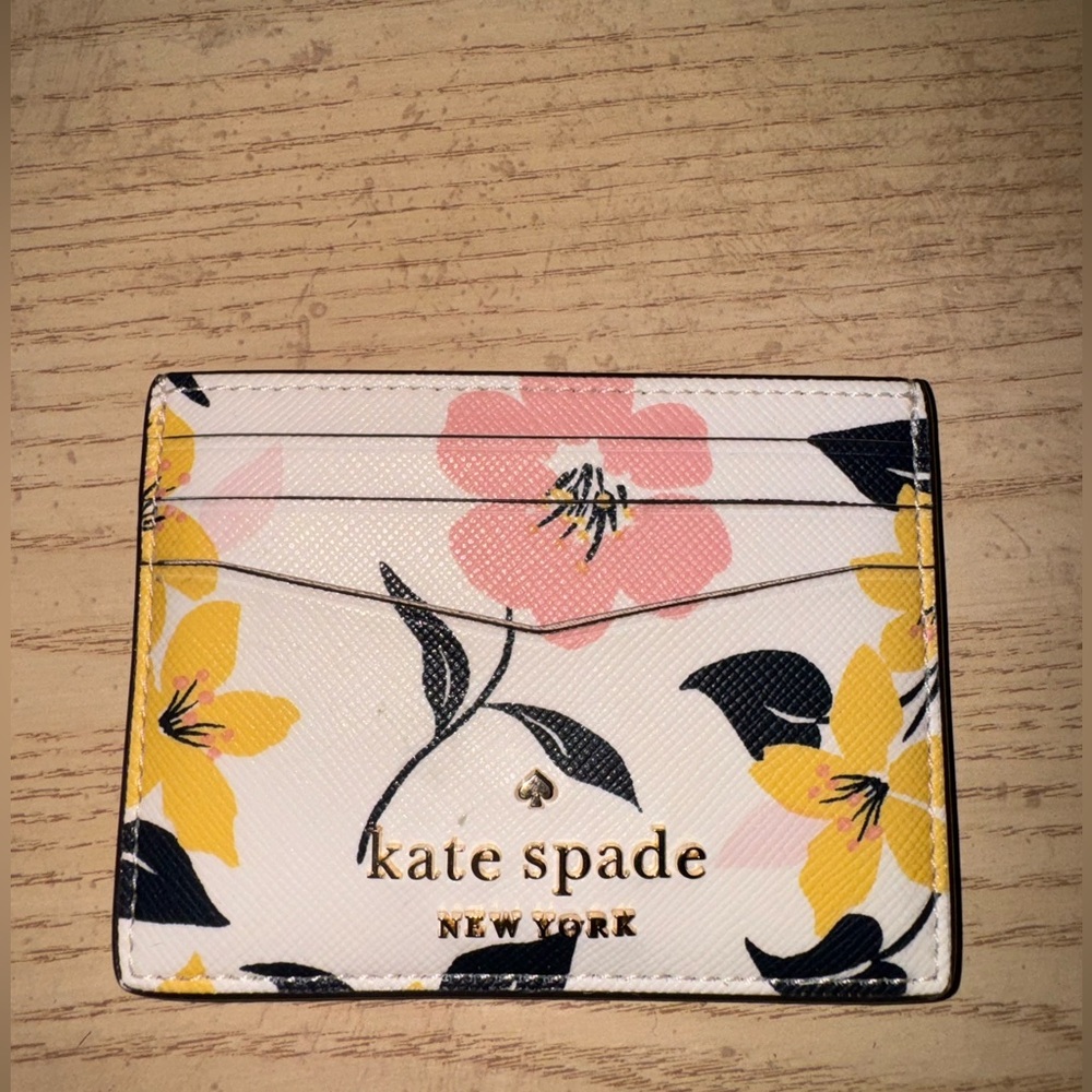 Kate Spade Floral Card Holder